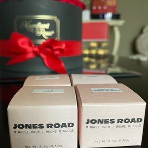 BNIB Jones Road LE Holiday Mini Miracle Balm-Magic Hour/Flushed/Sunkissed/Tawny!